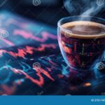 Live coffee futures chart showing price fluctuations and market trends for effective trading and investment decisions.