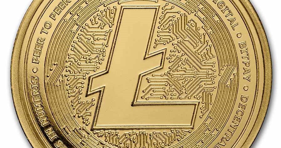 Litecoin (LTC) cryptocurrency live chart and price analysis