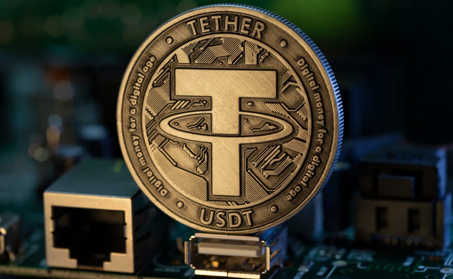 Tether (USDT) cryptocurrency chart, live price, and market overview