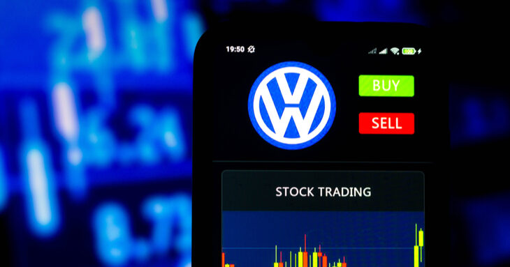 Volkswagen Stock VOW3 live price chart showing historical and real-time data